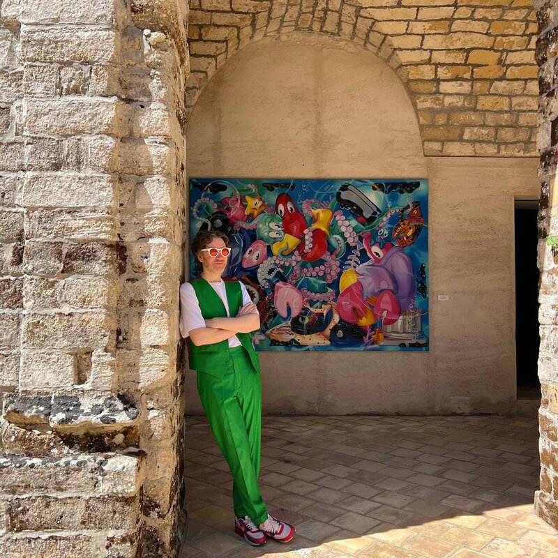 L'arte di Philip Colbert irrompe a Erice