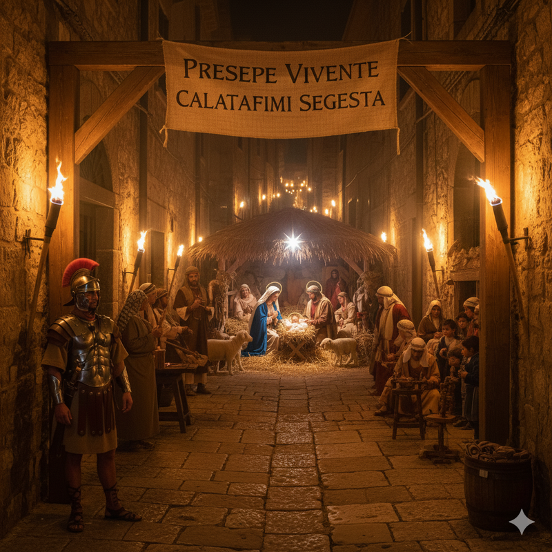 Torna il Presepe Vivente a Calatafimi Segesta, un Viaggio nel Tempo da Non Perdere!