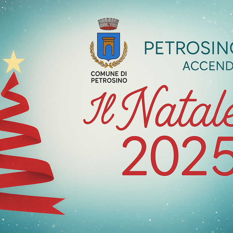 Petrosino accende il Natale 2025
