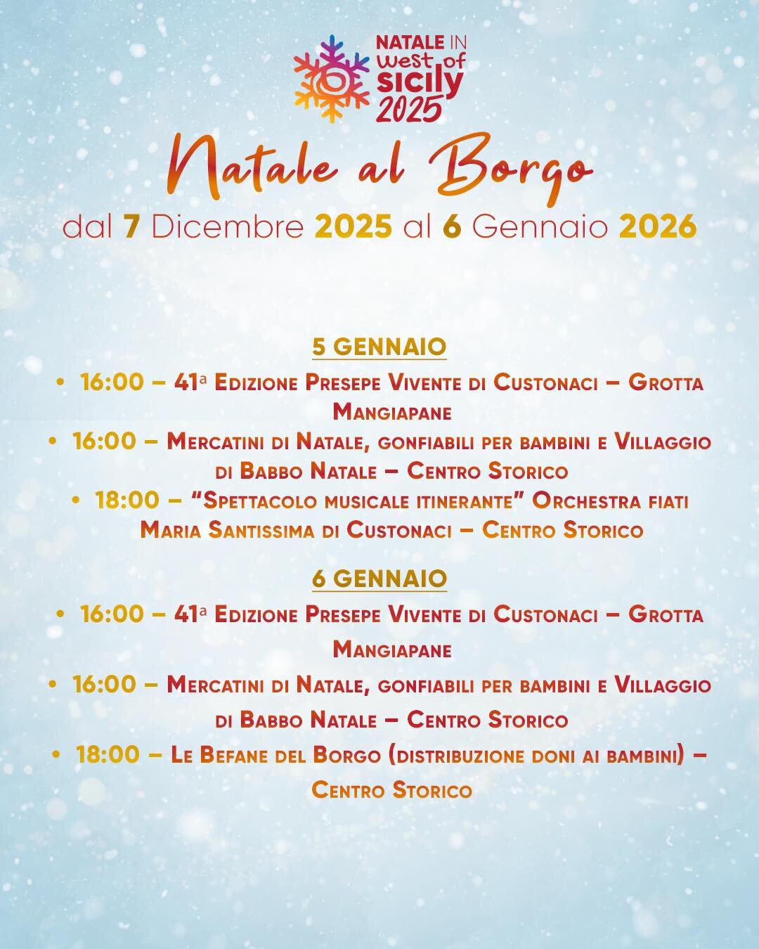 Natale a Custonaci 2025