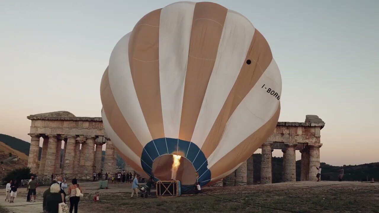 Segesta dall’alto: un Natale tra cielo, storia e meraviglia