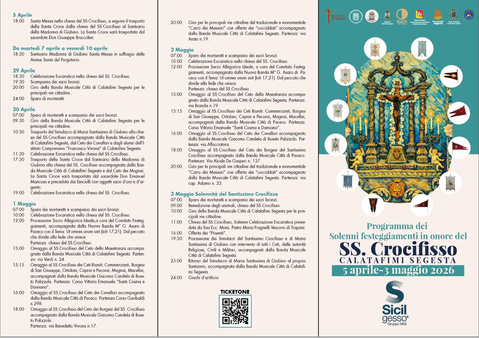 Solenni Festeggiamenti in onore del SS. Crocifisso