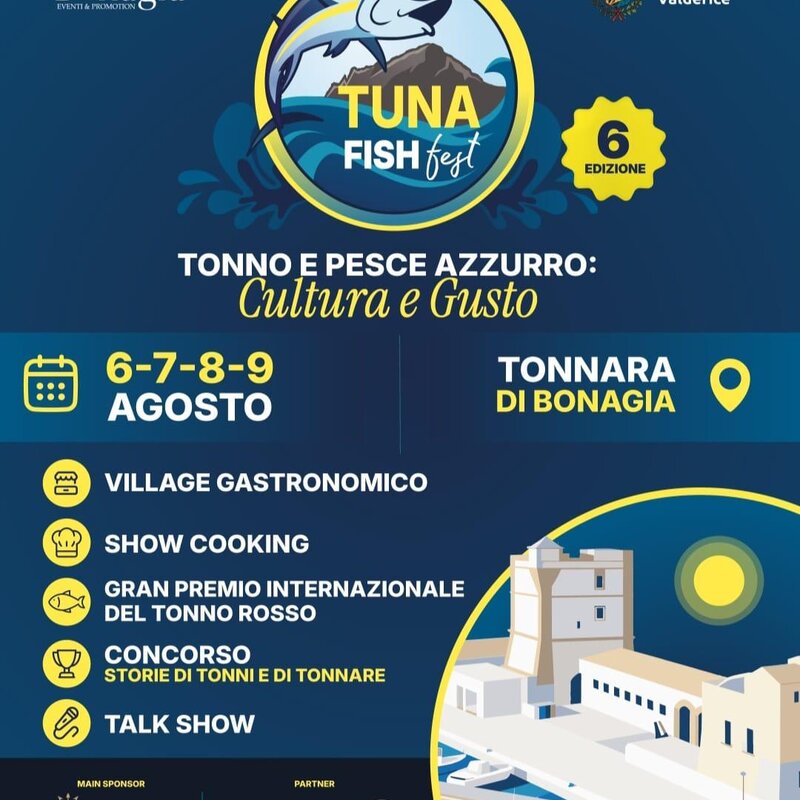Tuna Fish Fest 2026: a Bonagia quattro giorni tra sapori del mare, cultura e spettacolo
