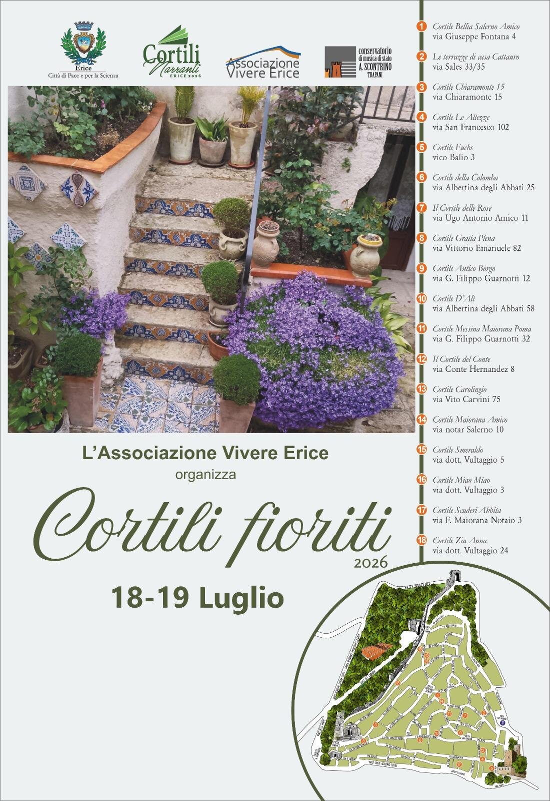 Cortili Fioriti 2026: Erice Sboccia Tra Storia, Musica E Giardini Nascosti