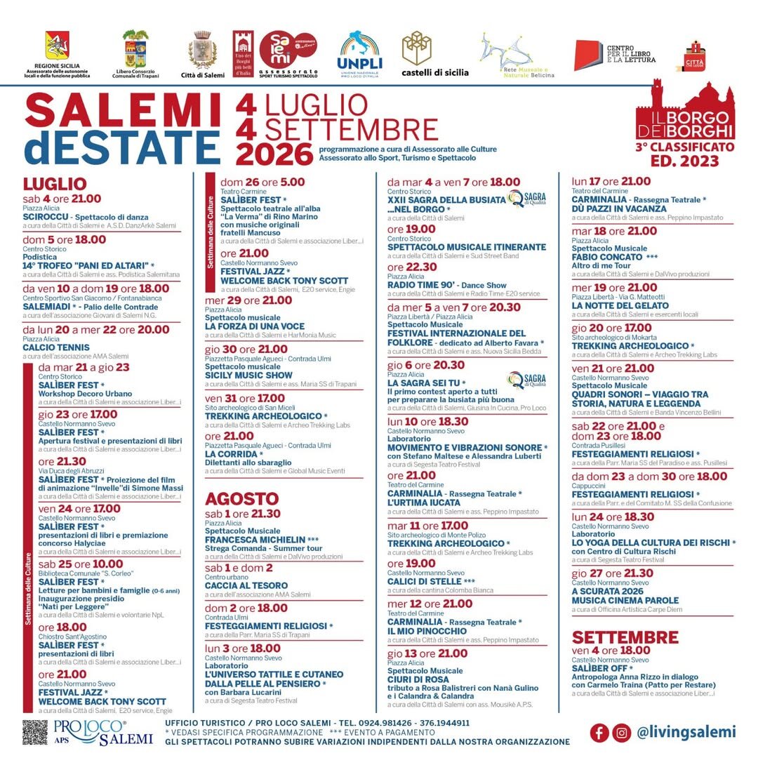 Salemi D’Estate 2026
