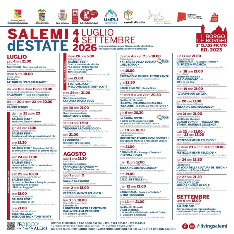 Salemi D’Estate 2026