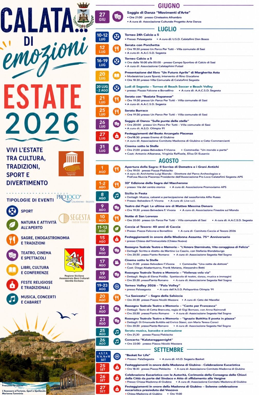 Calata… Di Emozioni – Estate 2026