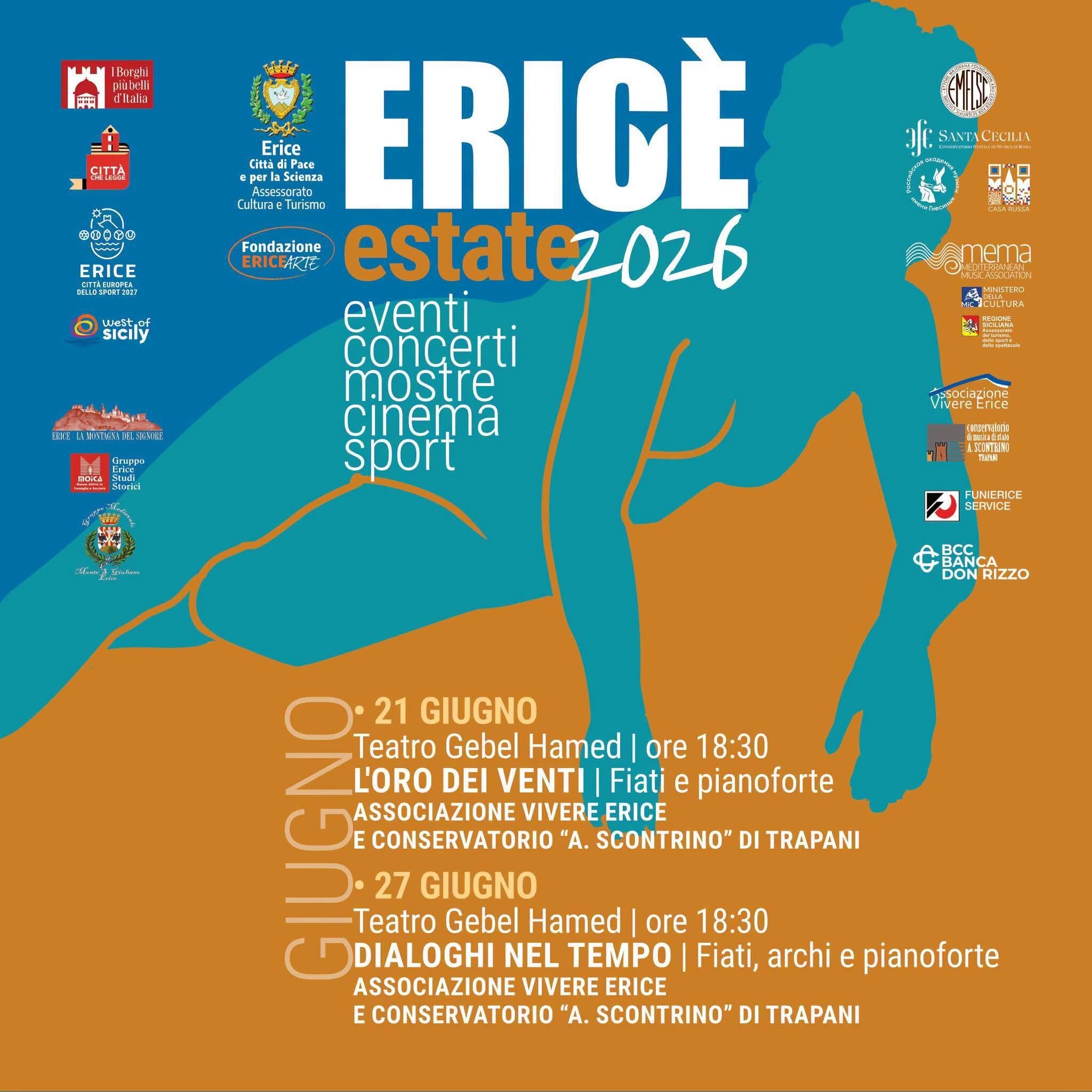 Erice Estate 2026: Il Programma Completo Degli Eventi Tra Cultura, Musica, Teatro, Cinema, Sport E Tradizioni
