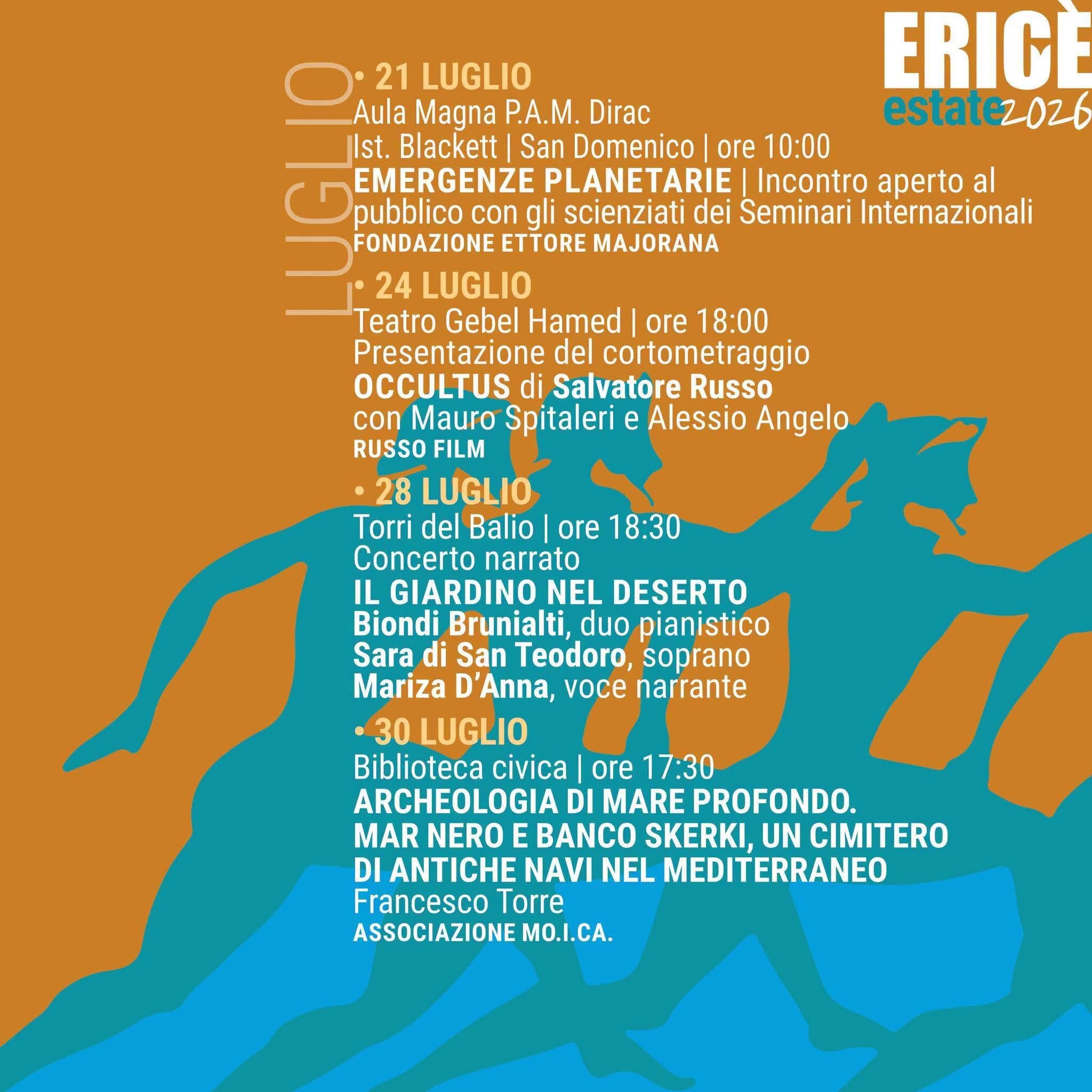 Erice Estate 2026: Il Programma Completo Degli Eventi Tra Cultura, Musica, Teatro, Cinema, Sport E Tradizioni