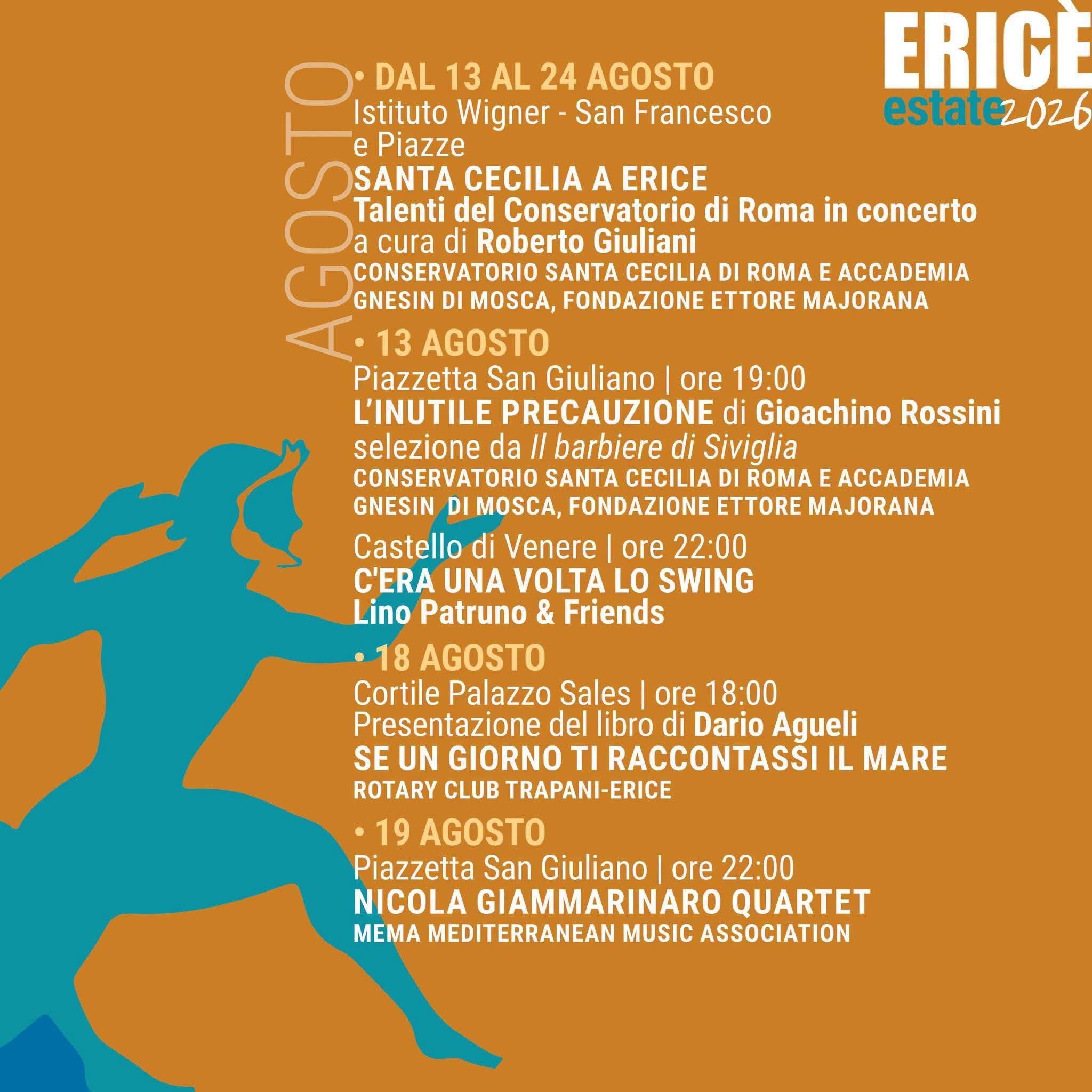 Erice Estate 2026: Il Programma Completo Degli Eventi Tra Cultura, Musica, Teatro, Cinema, Sport E Tradizioni