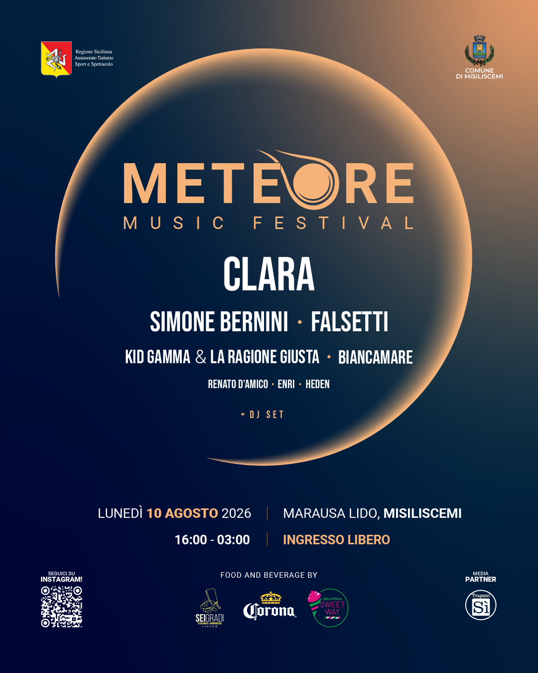 Meteore Music Festival 2026: Clara Guida Il Grande Evento Musicale A Marausa Lido