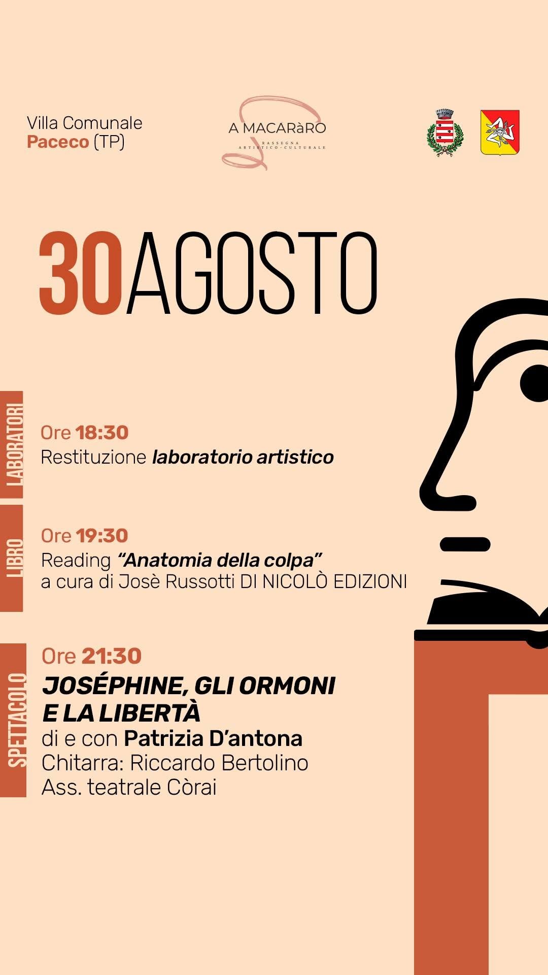A Macaràro 2026: A Paceco Cinque Giorni Tra Teatro, Libri, Laboratori E Cultura Dal 26 Al 30 Agosto