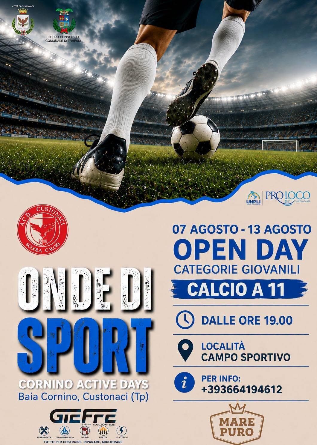 Onde Di Sport 2026: Dieci Giorni Di Sport, Mare E Divertimento A Cornino
