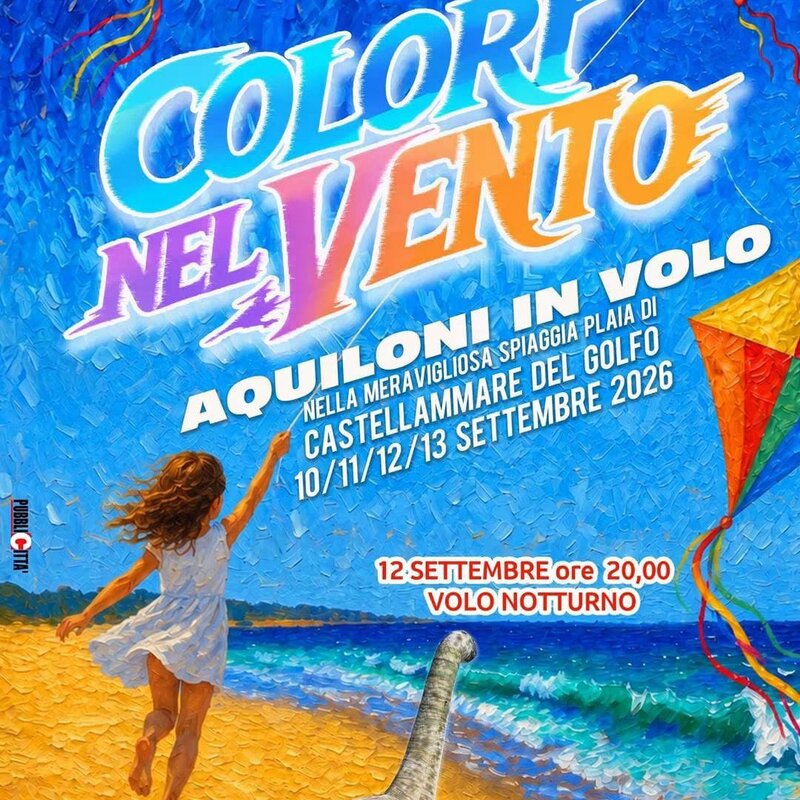 Colori Nel Vento 2026: Quattro Giorni Di Aquiloni Sulla Spiaggia Di Castellammare Del Golfo