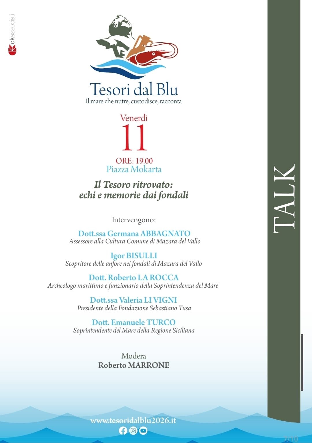 Tesori Dal Blu: A Mazara Del Vallo Tre Giorni Dedicati Al Mare, Alla Pesca E Alla Cultura Mediterranea