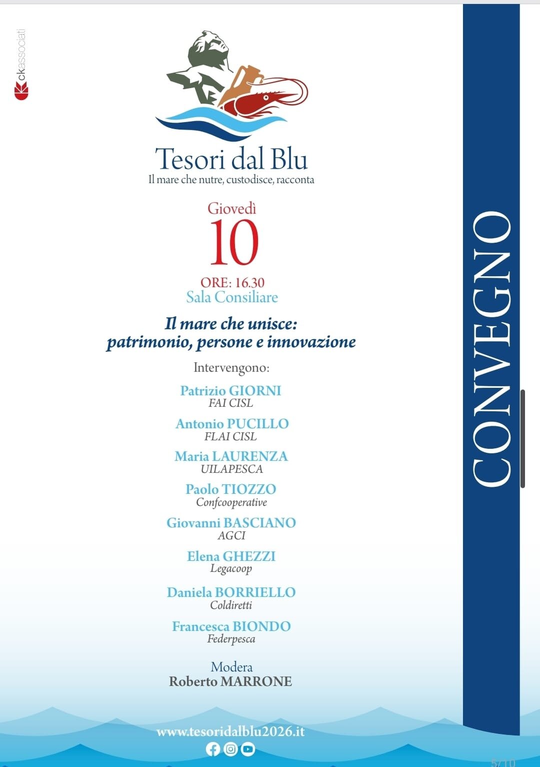 Tesori Dal Blu: A Mazara Del Vallo Tre Giorni Dedicati Al Mare, Alla Pesca E Alla Cultura Mediterranea