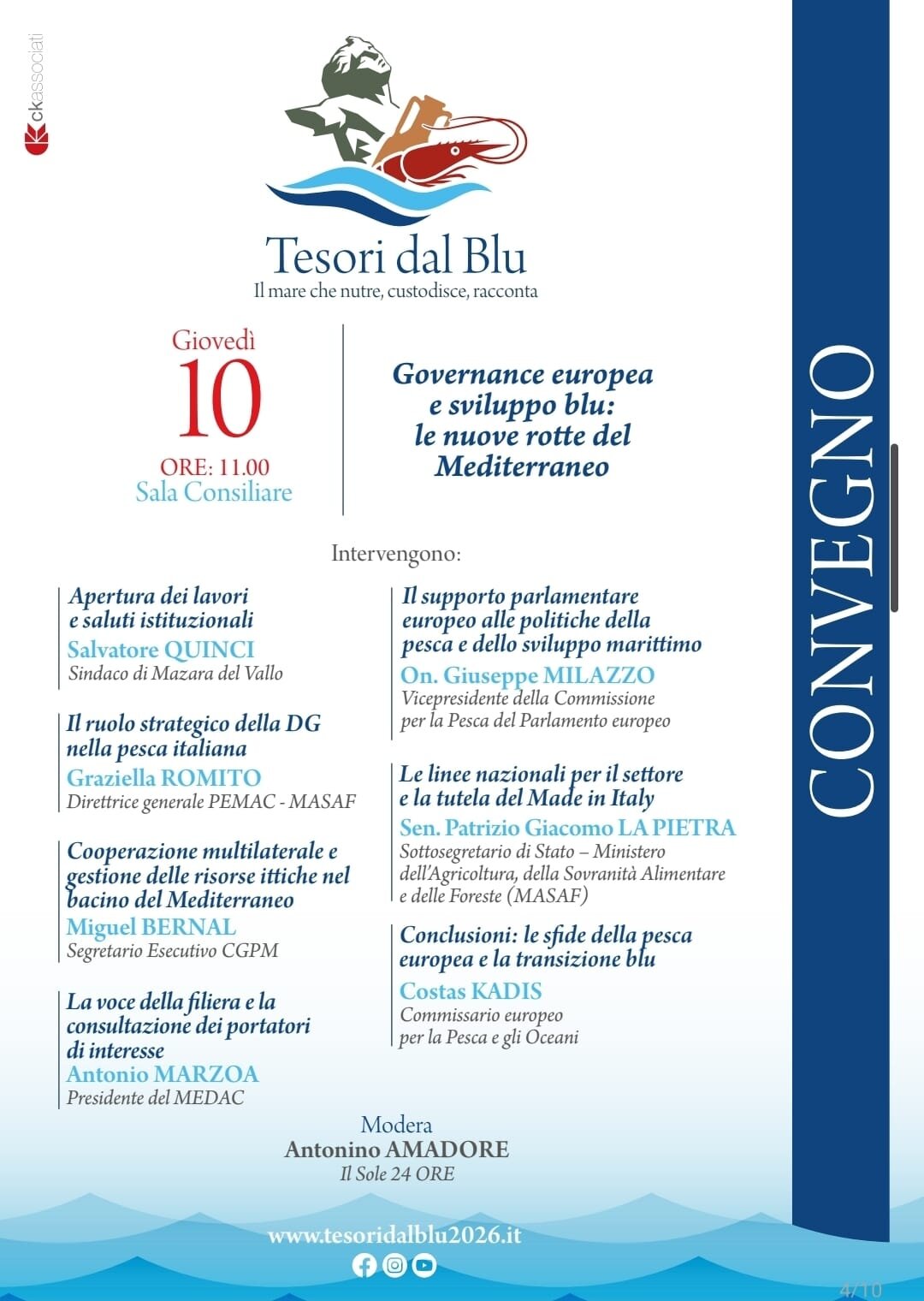 Tesori Dal Blu: A Mazara Del Vallo Tre Giorni Dedicati Al Mare, Alla Pesca E Alla Cultura Mediterranea
