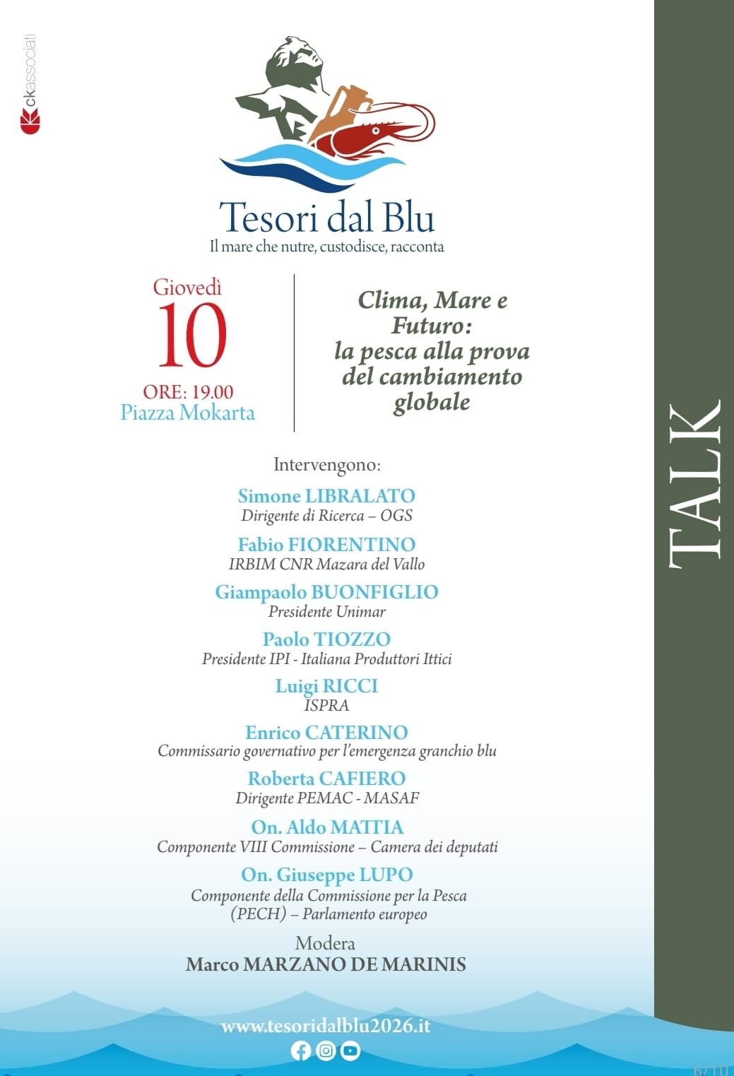 Tesori Dal Blu: A Mazara Del Vallo Tre Giorni Dedicati Al Mare, Alla Pesca E Alla Cultura Mediterranea