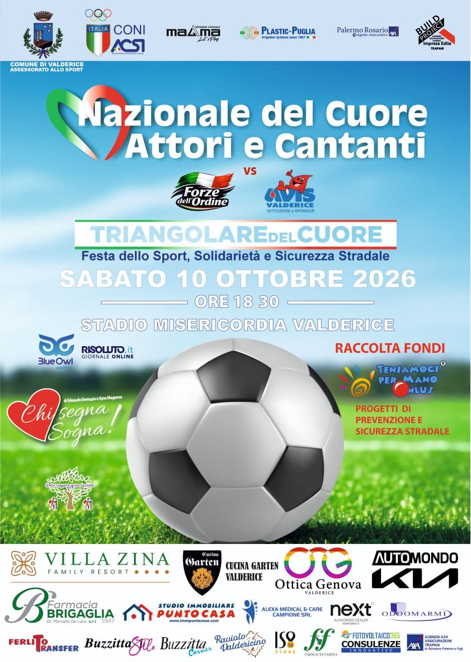 Triangolare Del Cuore A Valderice: Sport, Solidarietà E Sicurezza Stradale