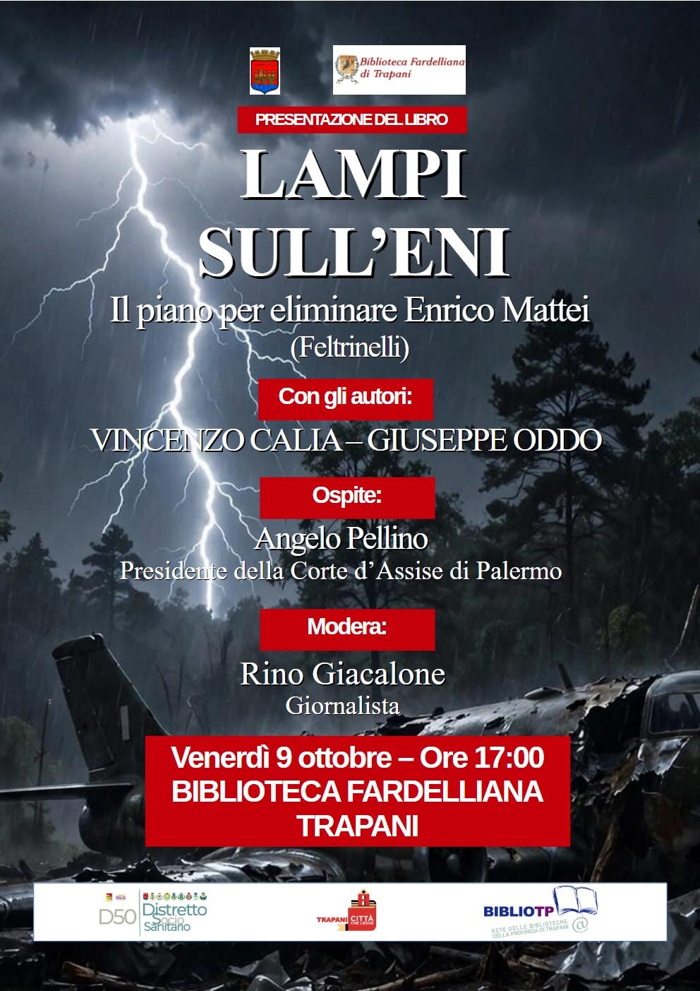 “Lampi Sull’ENI”: A Trapani La Presentazione Del Libro Con Vincenzo Calia E Giuseppe Oddo