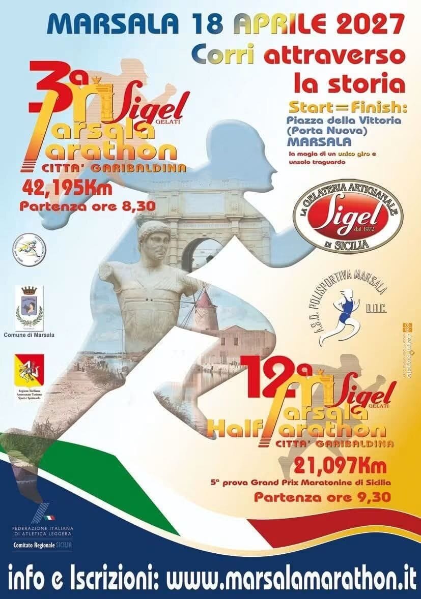 Marsala Marathon 2027: Il 18 Aprile Si Corre Attraverso La Storia